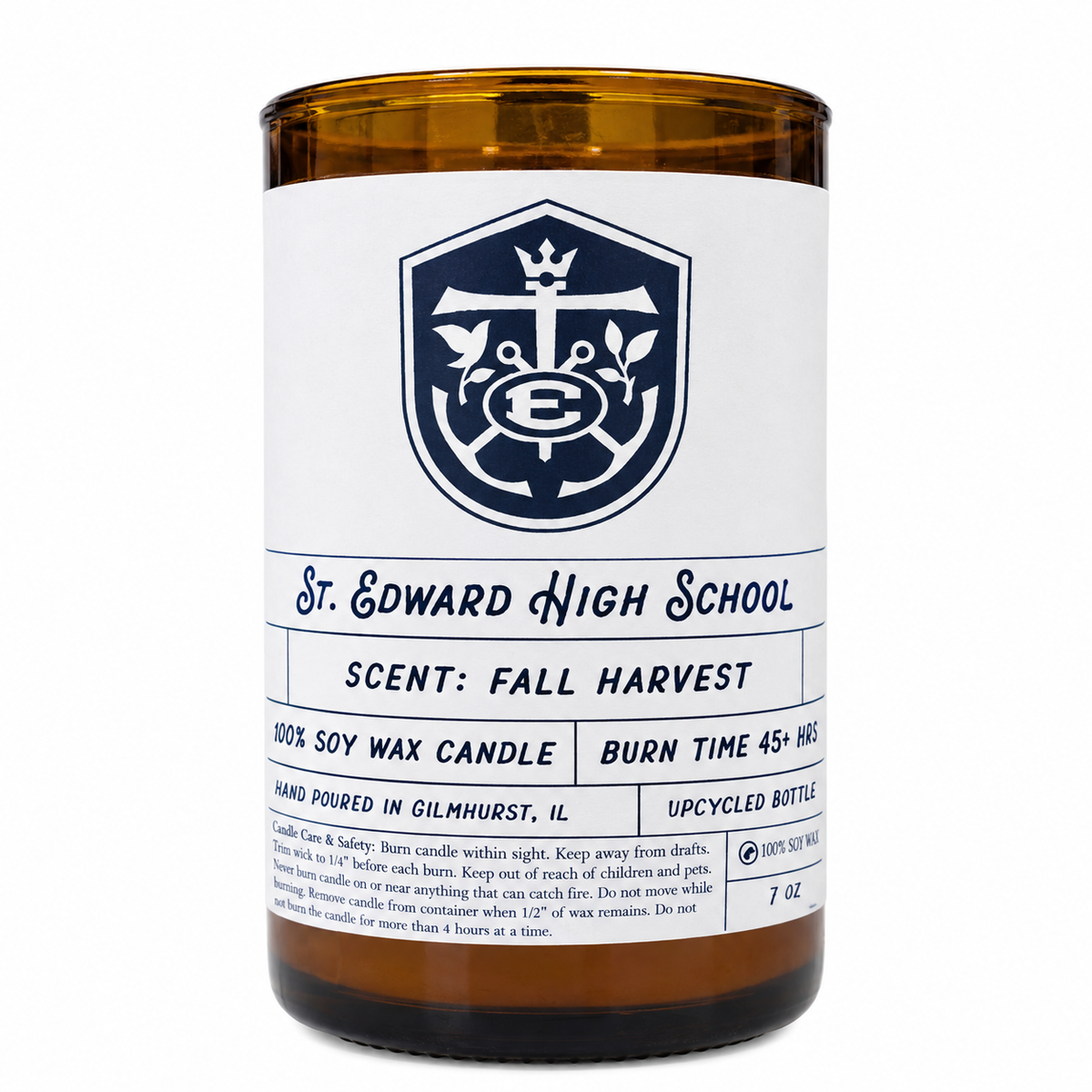 Hand-Poured 100% Soy Wax Candle - Fall Harvest