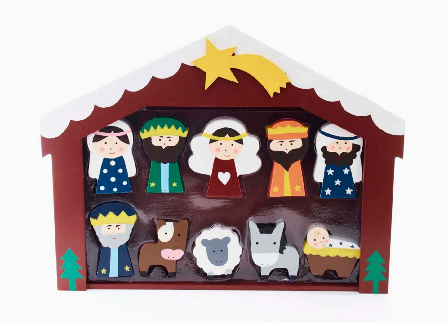 Children's Nativity Set w/Stable