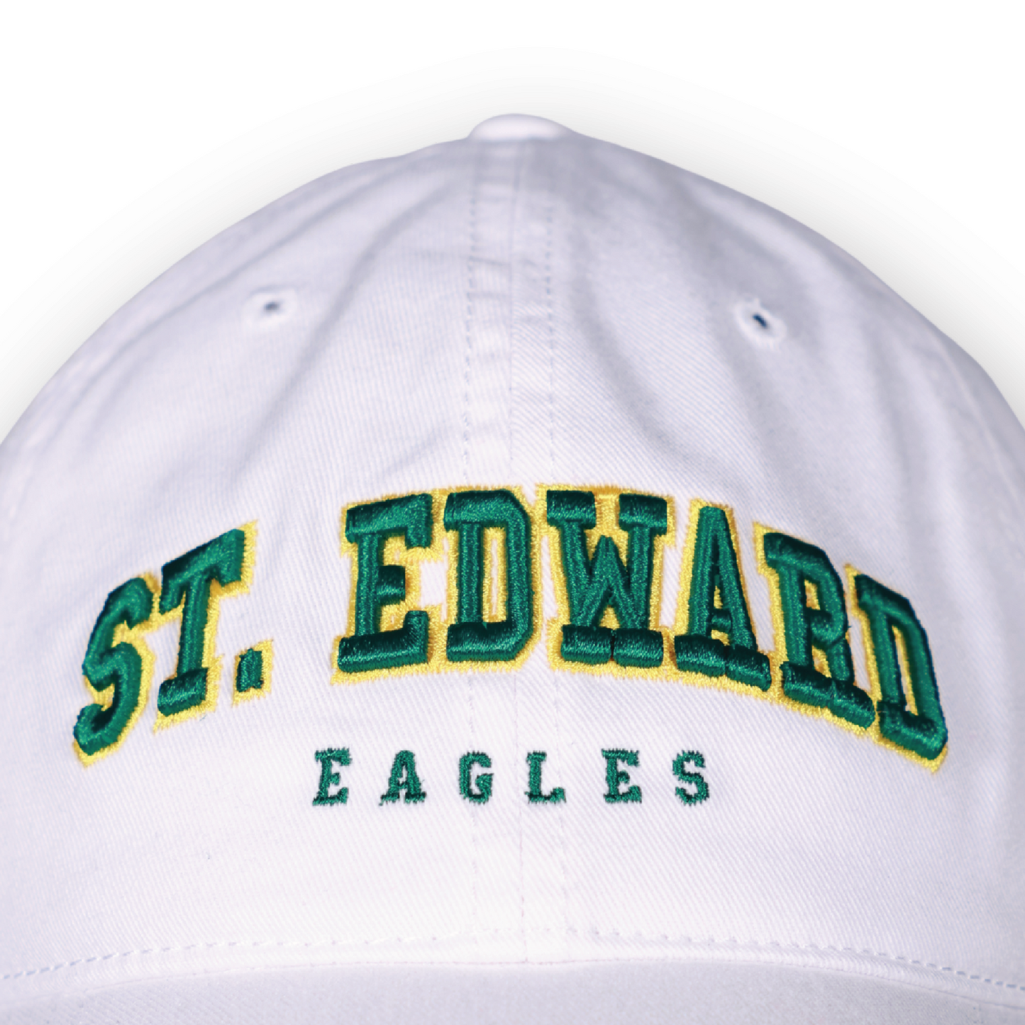 Twill White Embroidered Hat