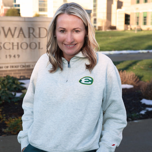 Quarter Zip with Fashion Collar