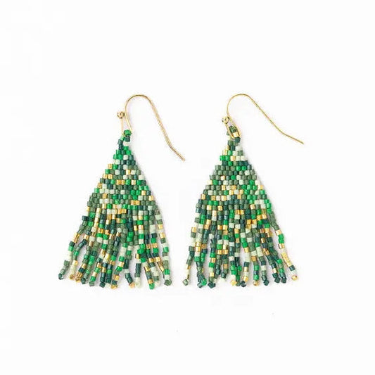 Ink + Alloy Mini Short Fringe Earrings