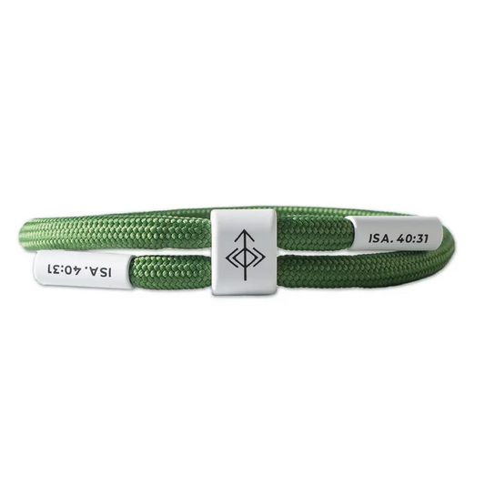 Rise Above Bracelet | Bible Verse Bracelet - Green