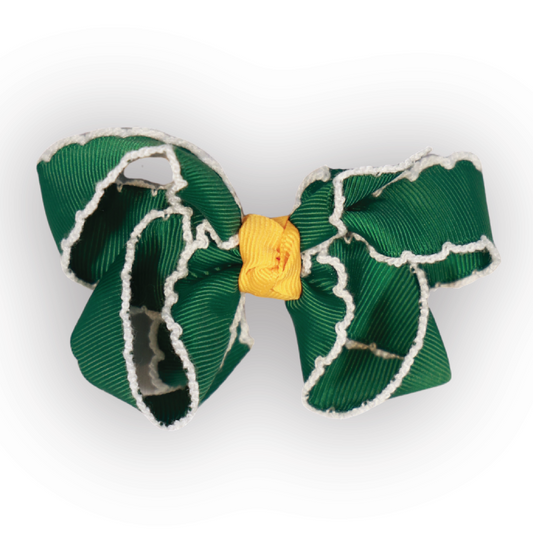 Crochet Edge Hair Bow