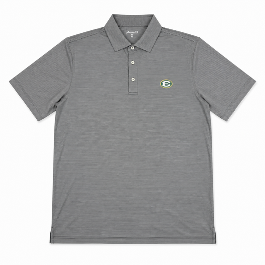 Johnnie-O Performance Polo -  Striped Black