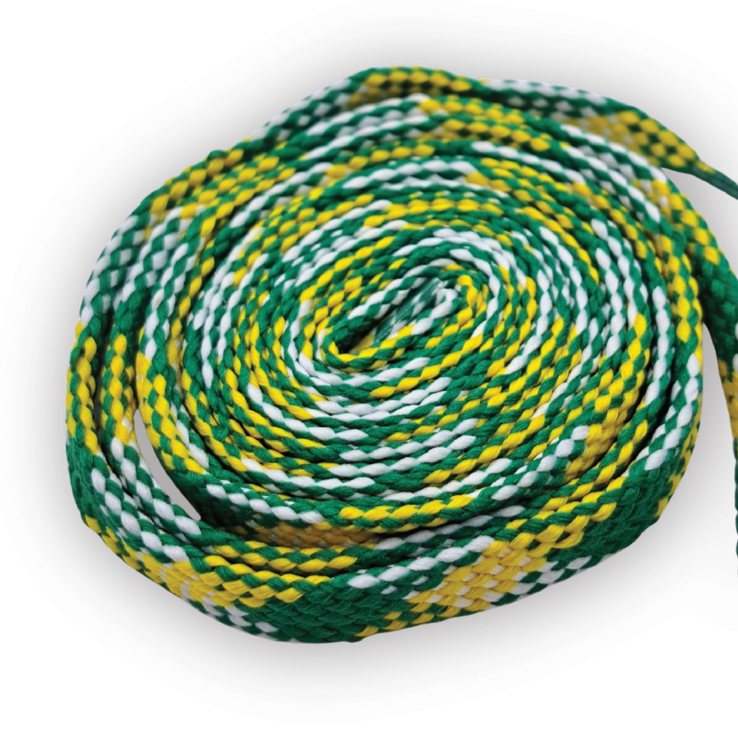 Classic Green & Gold Spirit Laces