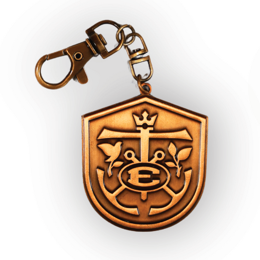 Metal Crest Keychain