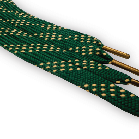 Premium Green & Gold Spirit Laces