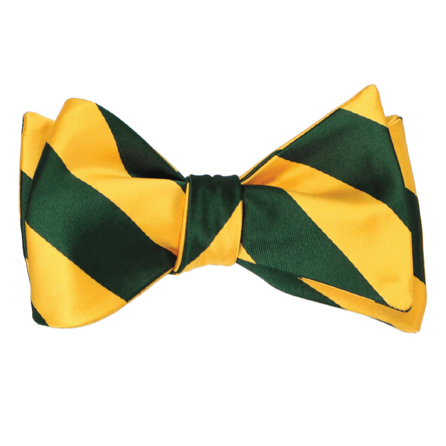 Green & Gold Self-Tie Bow Tie