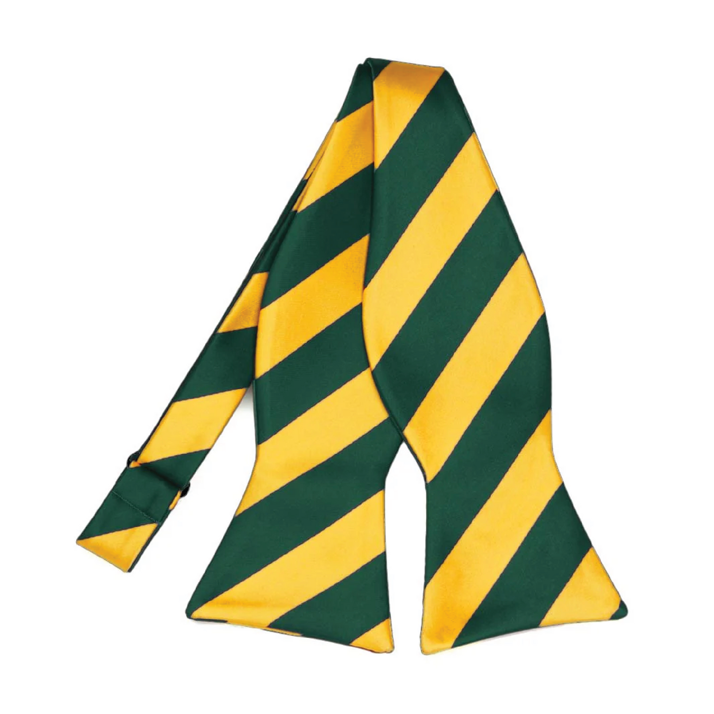 Green & Gold Self-Tie Bow Tie