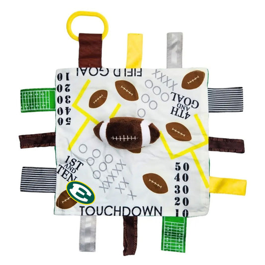 Football Baby Learning Lovey Stroller Tag & Toy