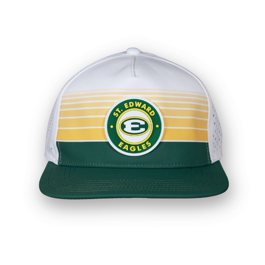 PVC Patch Athletic Stripe Hat
