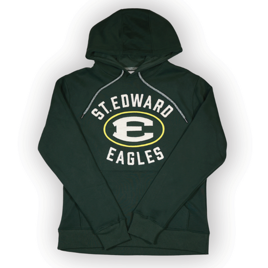 Felt Embroidered Applique Hoodie - Green