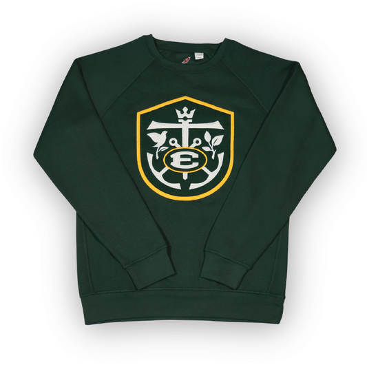 League Embroidered Applique Crewneck