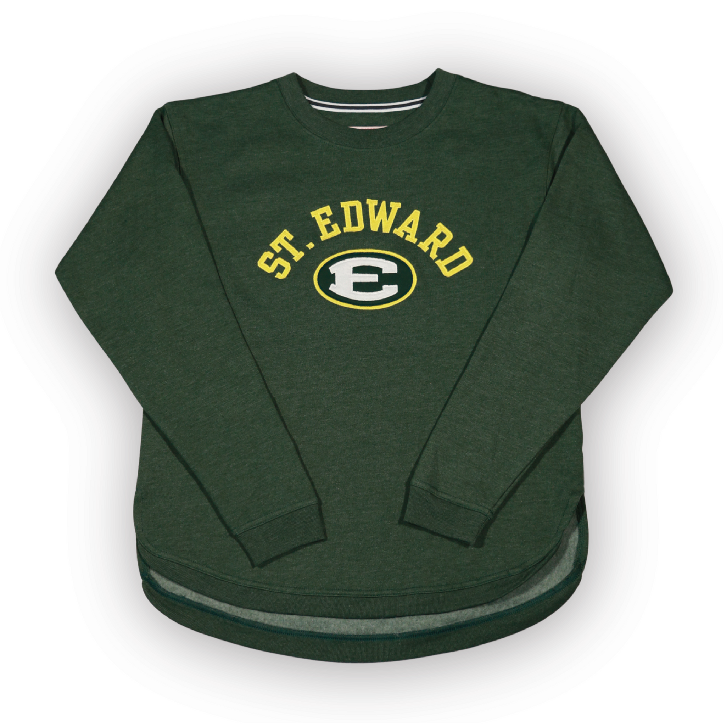 Women's Heather Green Applique Sweatshirt