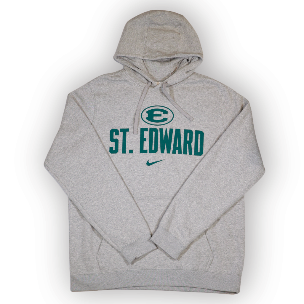 Nike Club Fleece Hoodie-Grey