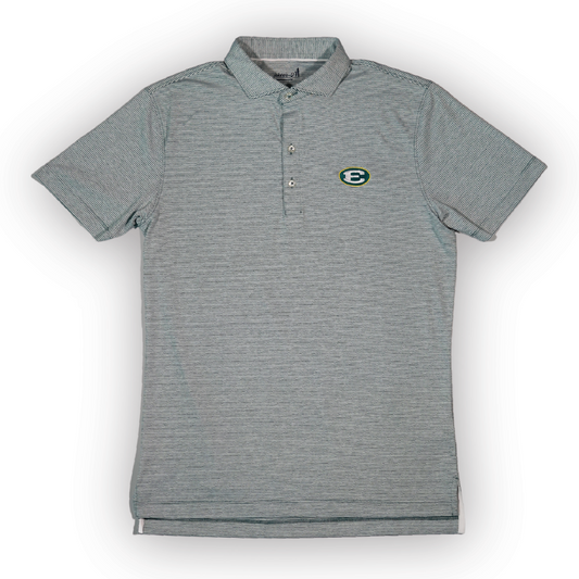Johnnie-O Performance Polo - Striped Grey