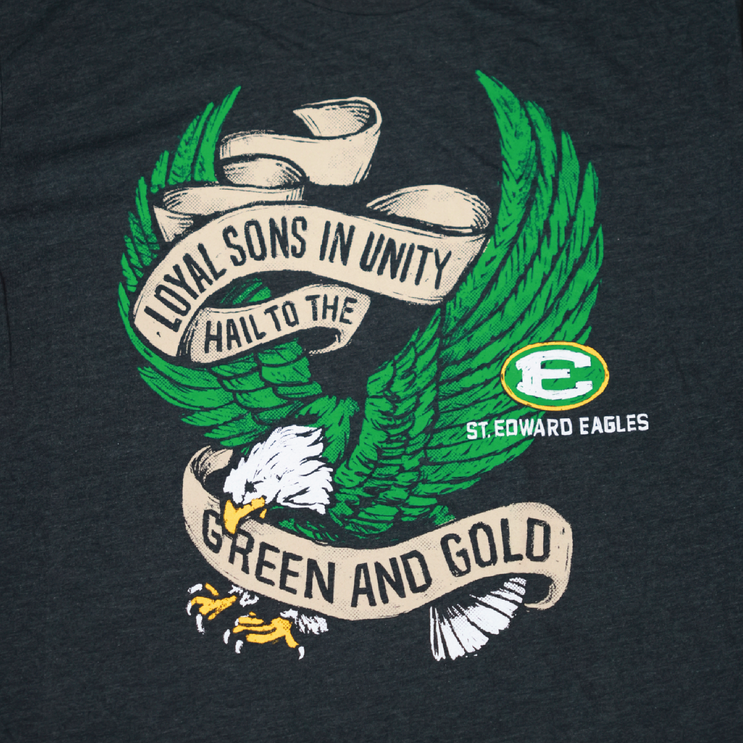 GV Art + Design Green & Gold T-Shirt