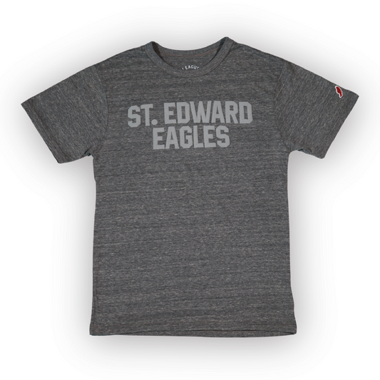 Grey Puff Paint T-Shirt