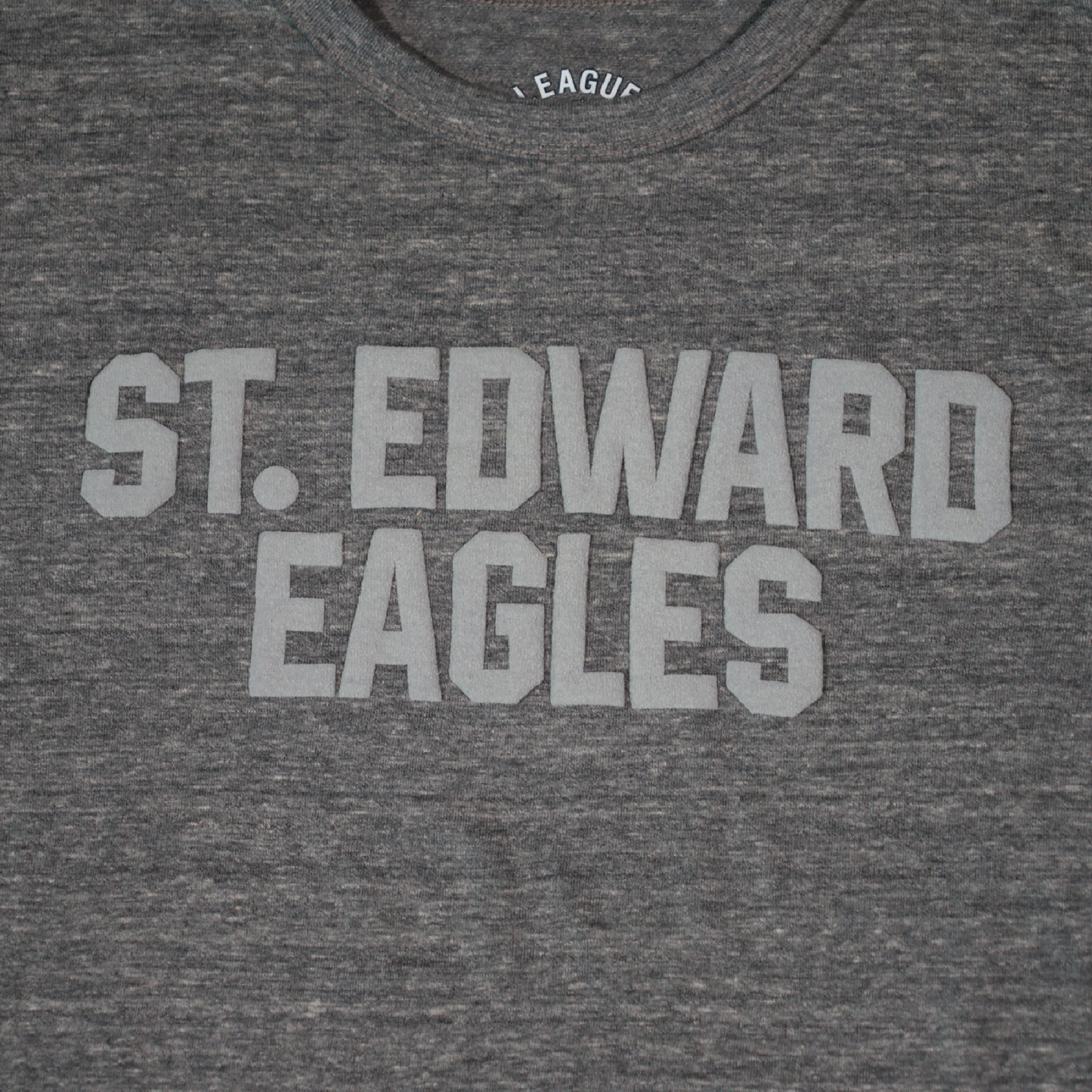 Grey Puff Paint T-Shirt