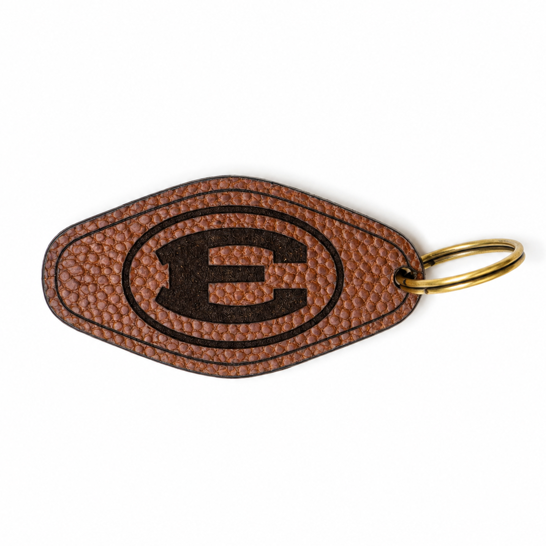 Upcycled Football Leather Keychain
