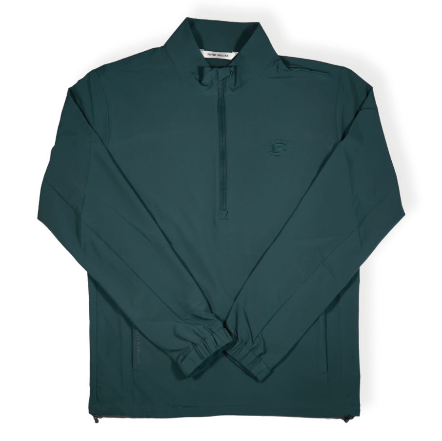 Peter Millar Dunes Half Zip-Green