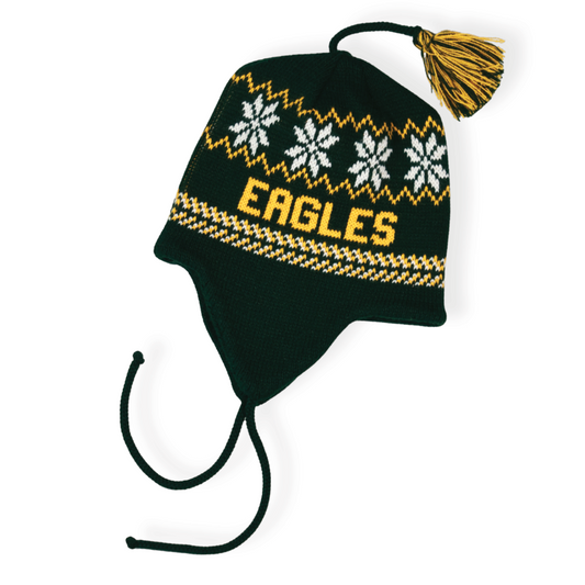 Knit Hat w/Tassel and Earflaps