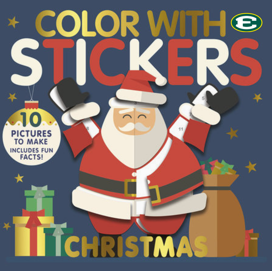 Color with Stickers - Children's Christmas Book