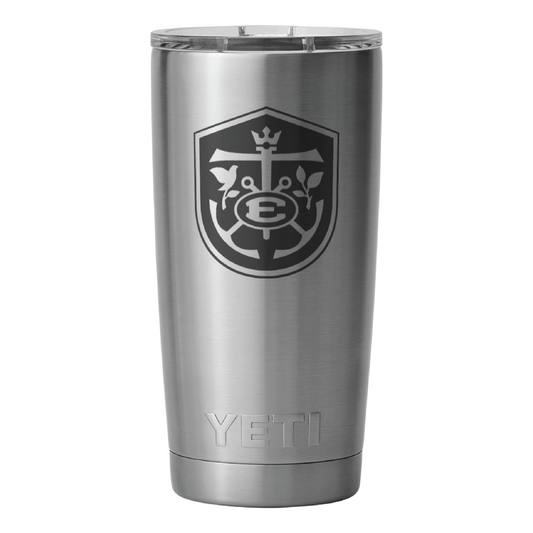 YETI Rambler Tumbler 20 oz Silver