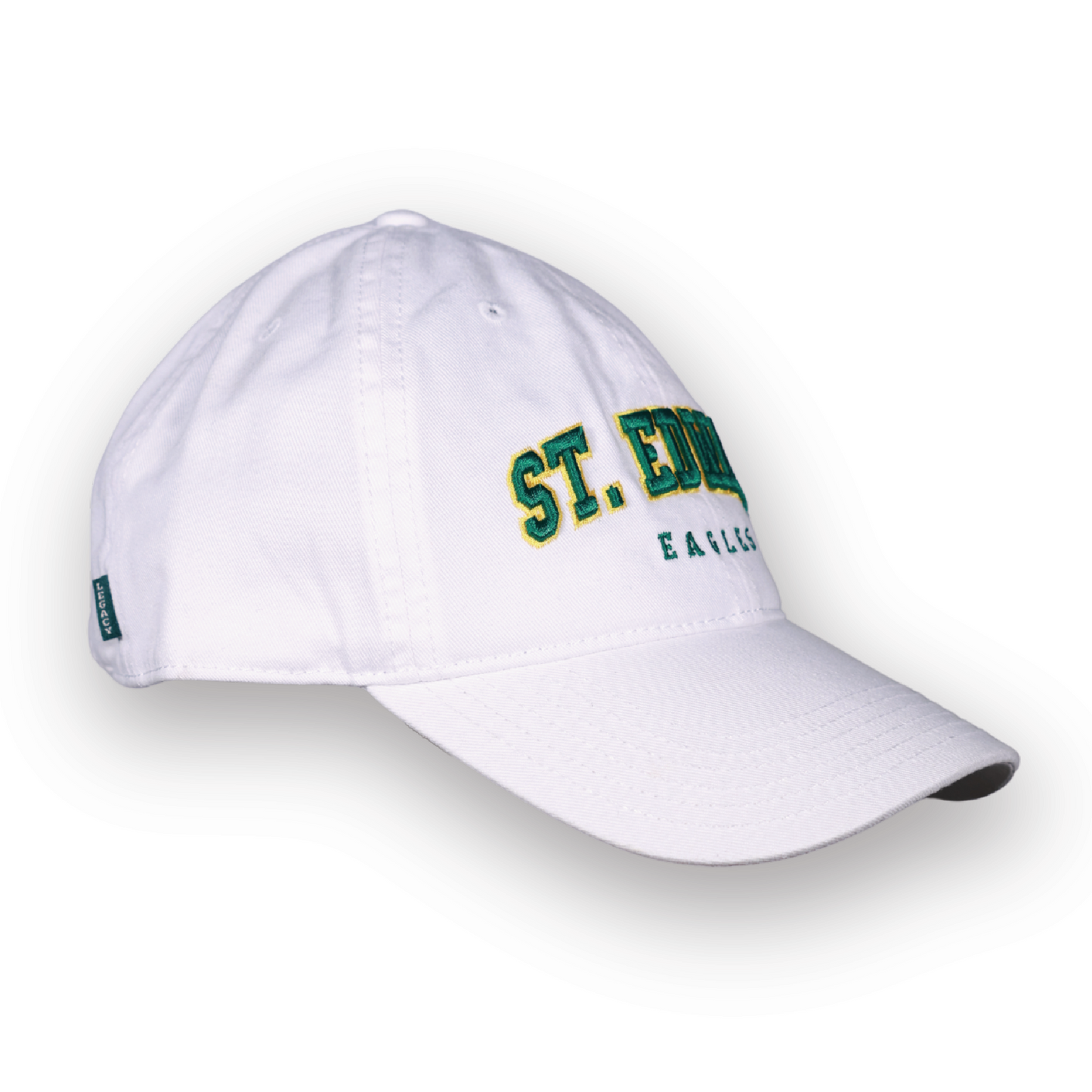 Twill White Embroidered Hat