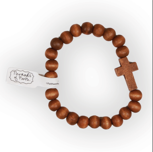 Wood Bead Bracelet